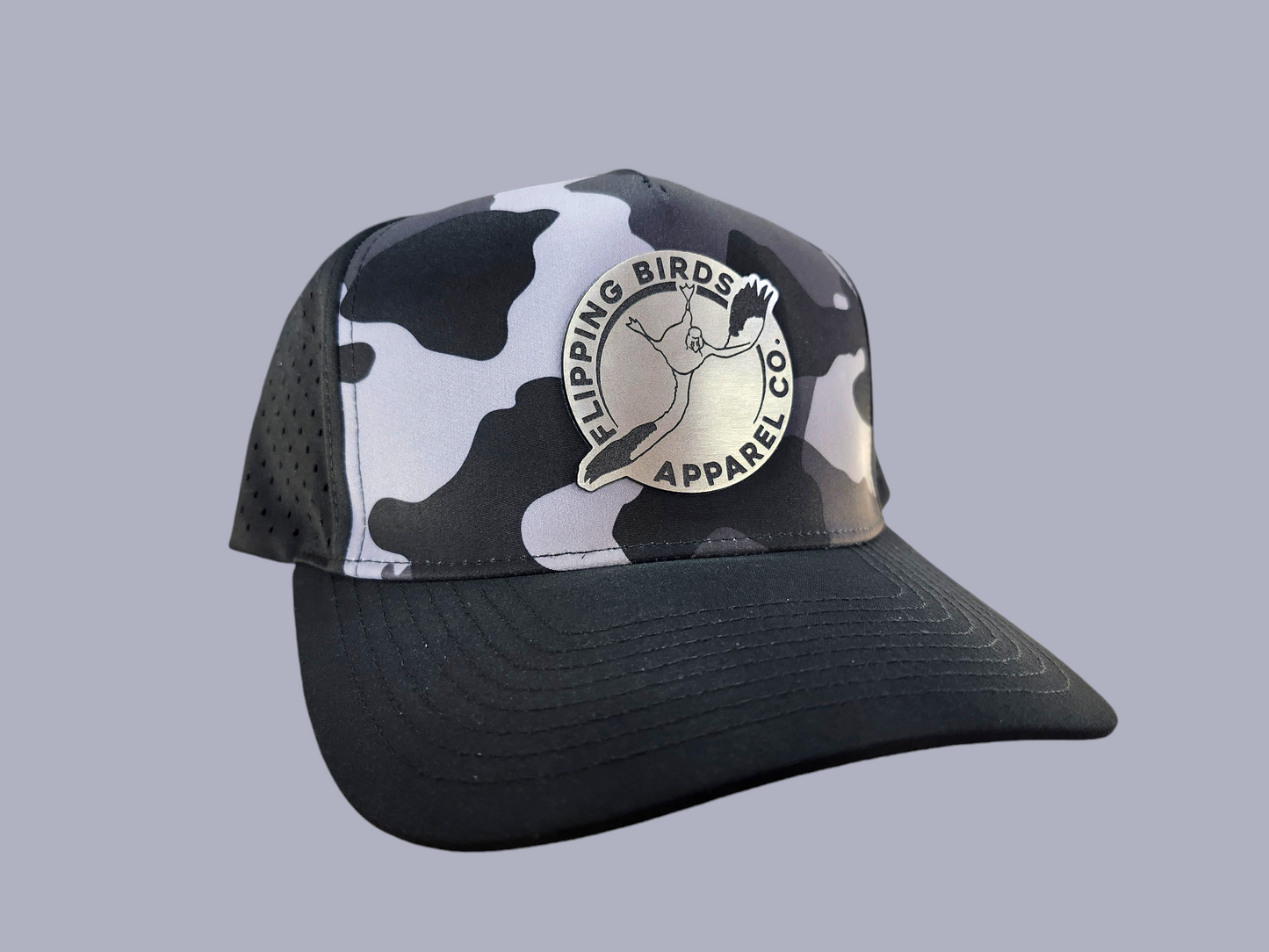 Black Camo Trucker Hat