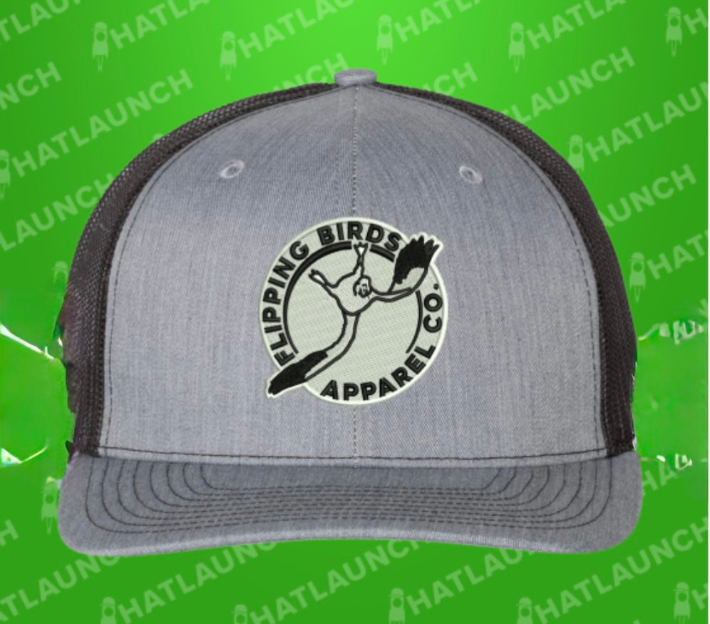 Embroidered Circle Patch Hat