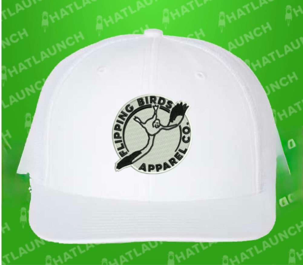 Embroidered Circle Patch Hat