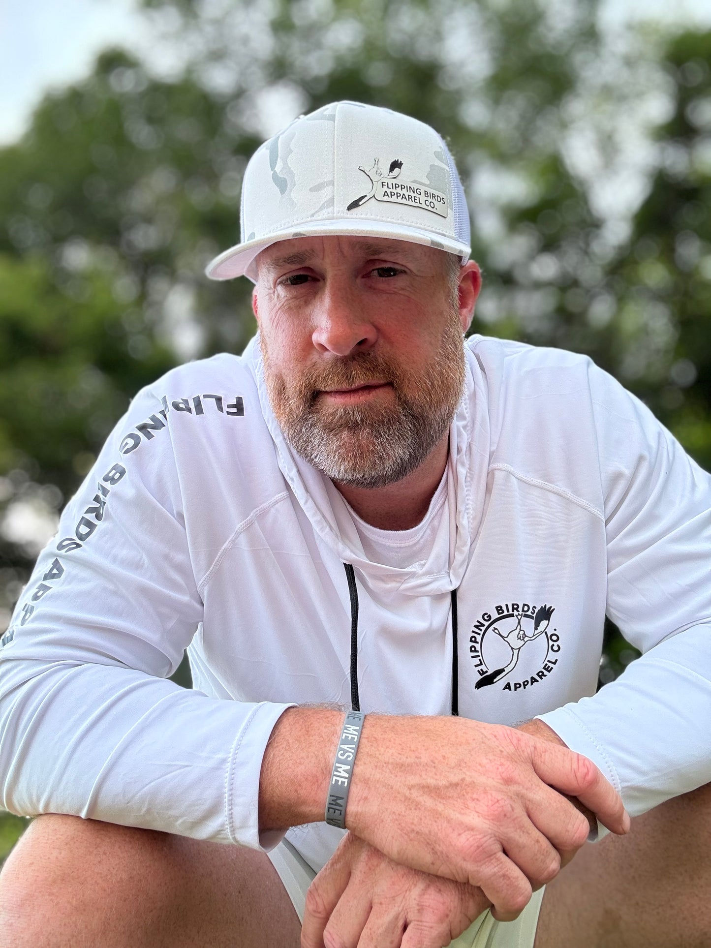 Yupoong Snow Camo Trucker