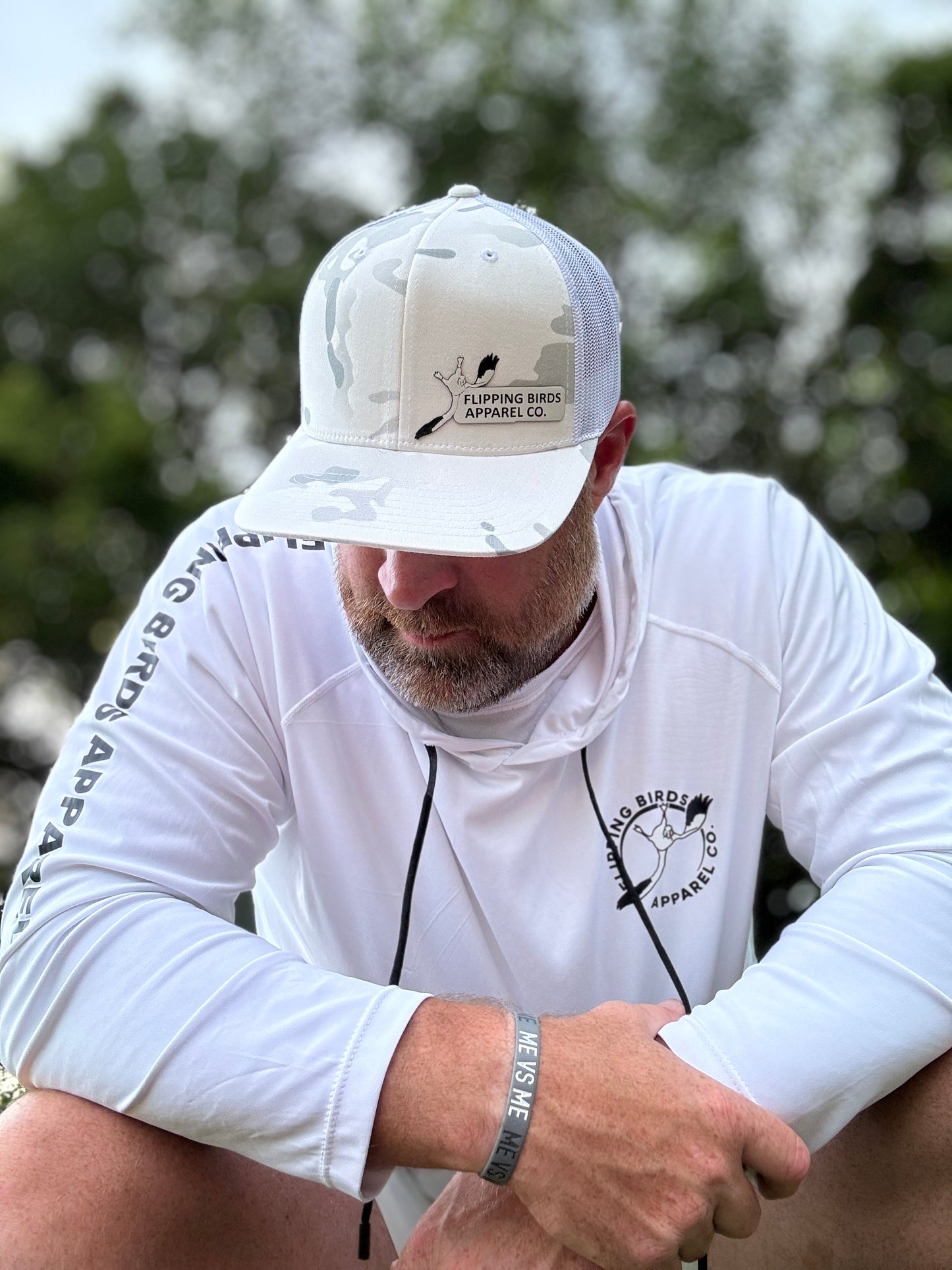 Yupoong Snow Camo Trucker